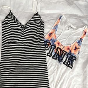 Victoria Secret/Pink Tank Top Lot (2)